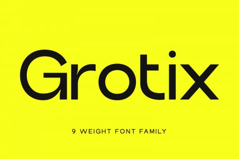 Grotix | A Modern Font Family