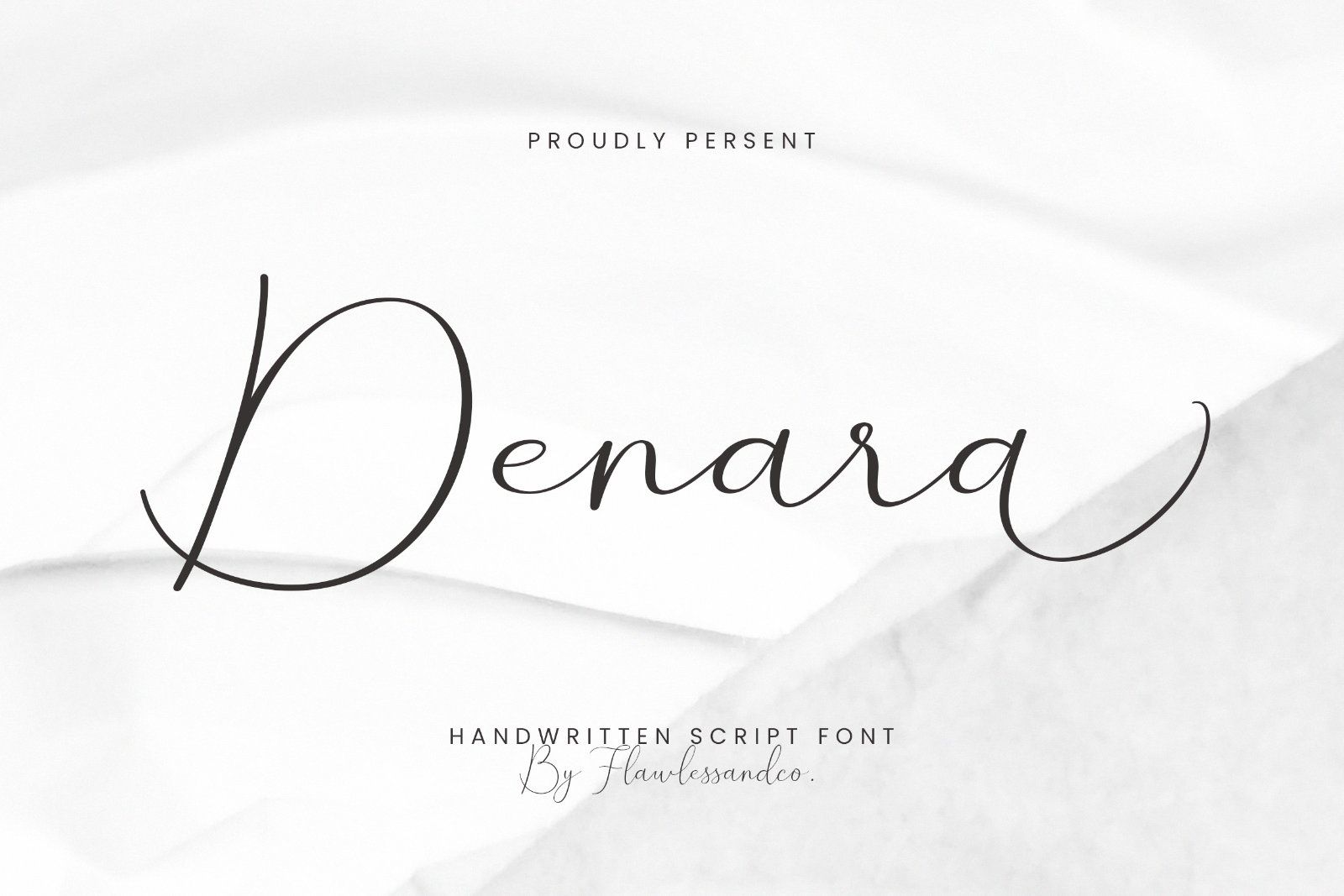 Denara - Elegant Handwriting Font — image 1