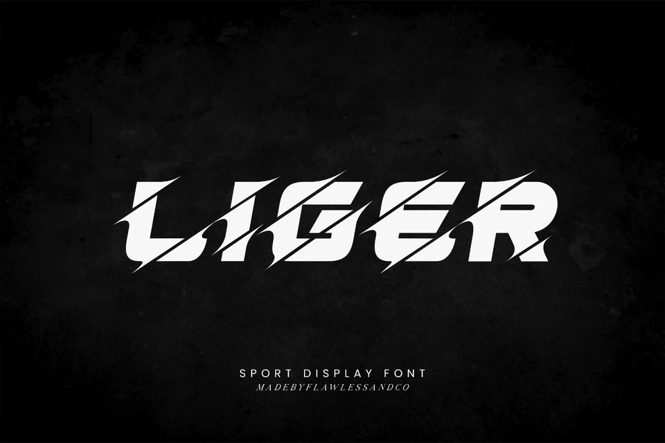 Liger - Modern Sport Display Font