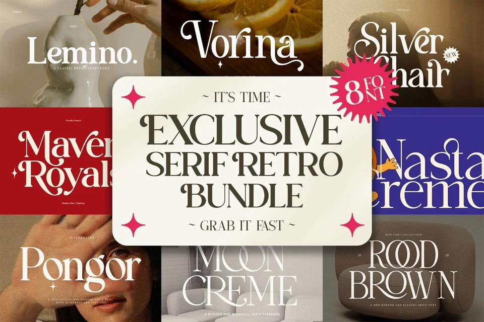 Exclusive Serif Retro Bundle