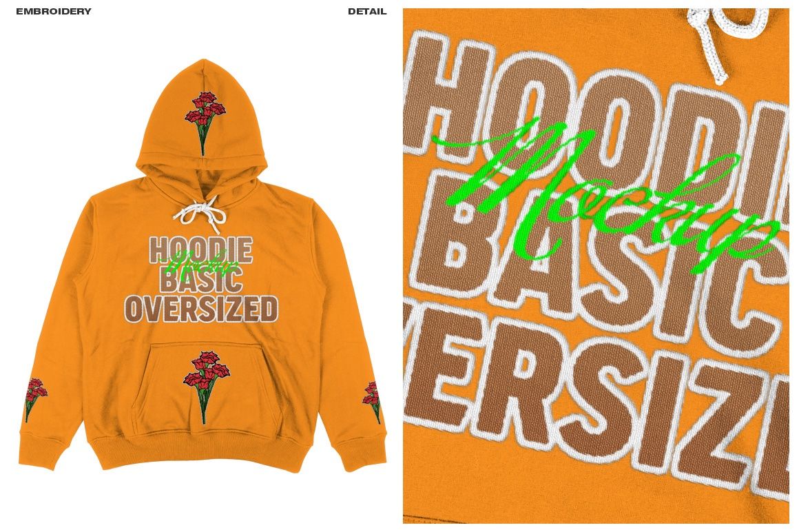 Hoodie Basic-Oversized Mockup — image 4
