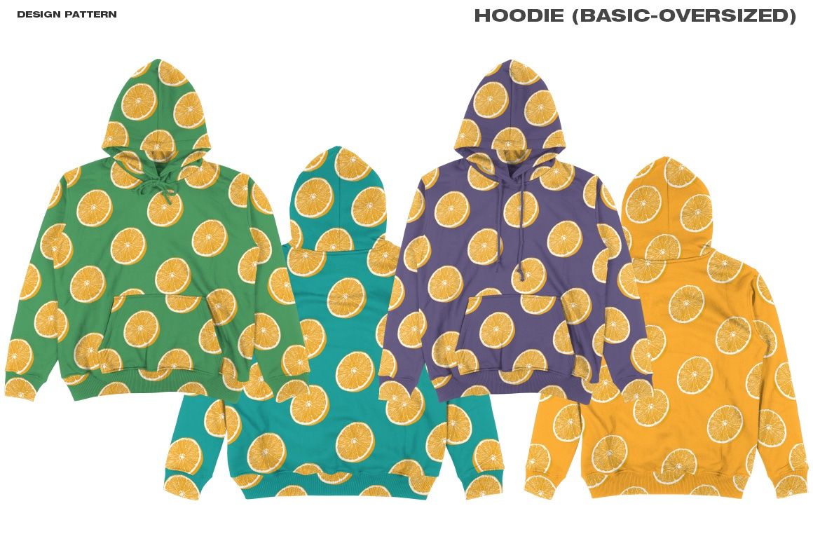 Hoodie Basic-Oversized Mockup — image 8