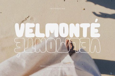 Velmonte | Bold Tropical Typeface