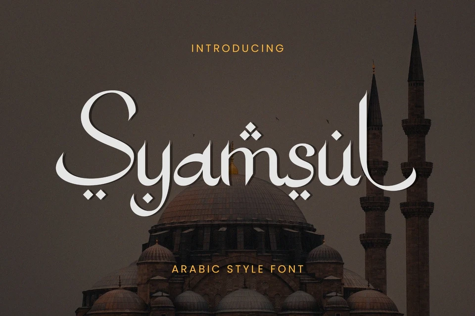 Syamsul - Arabic Display Font