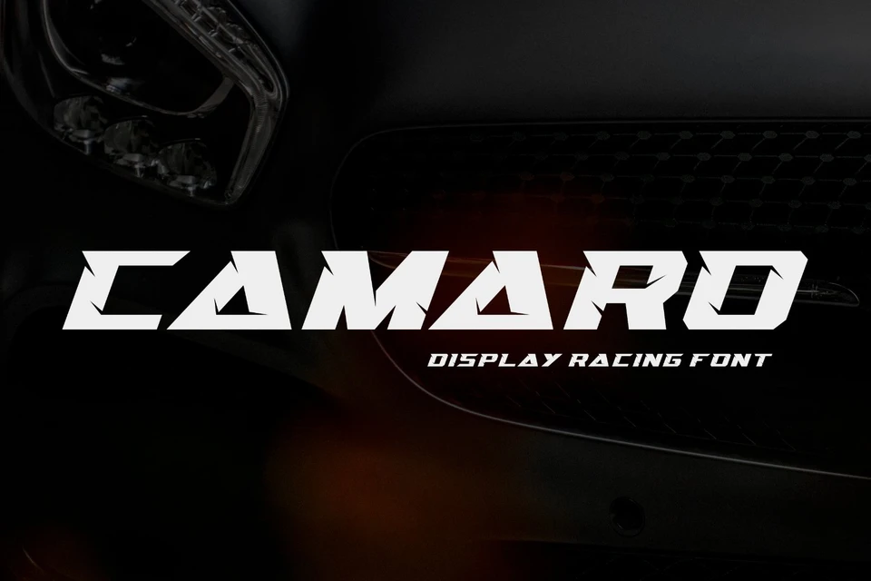 Camaro - Racing Display Font