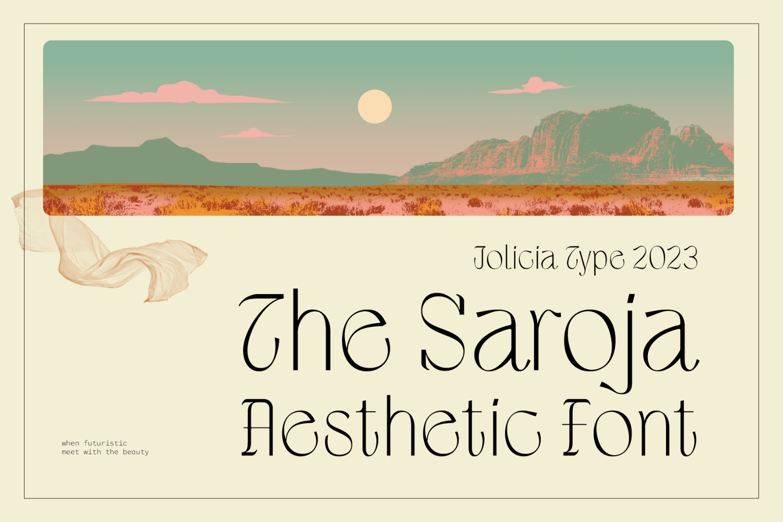 The Saroja | Aesthetic Font — image 1