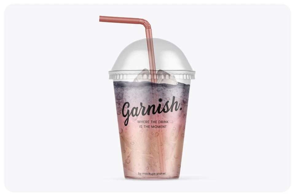 Plastic Cup Mockup