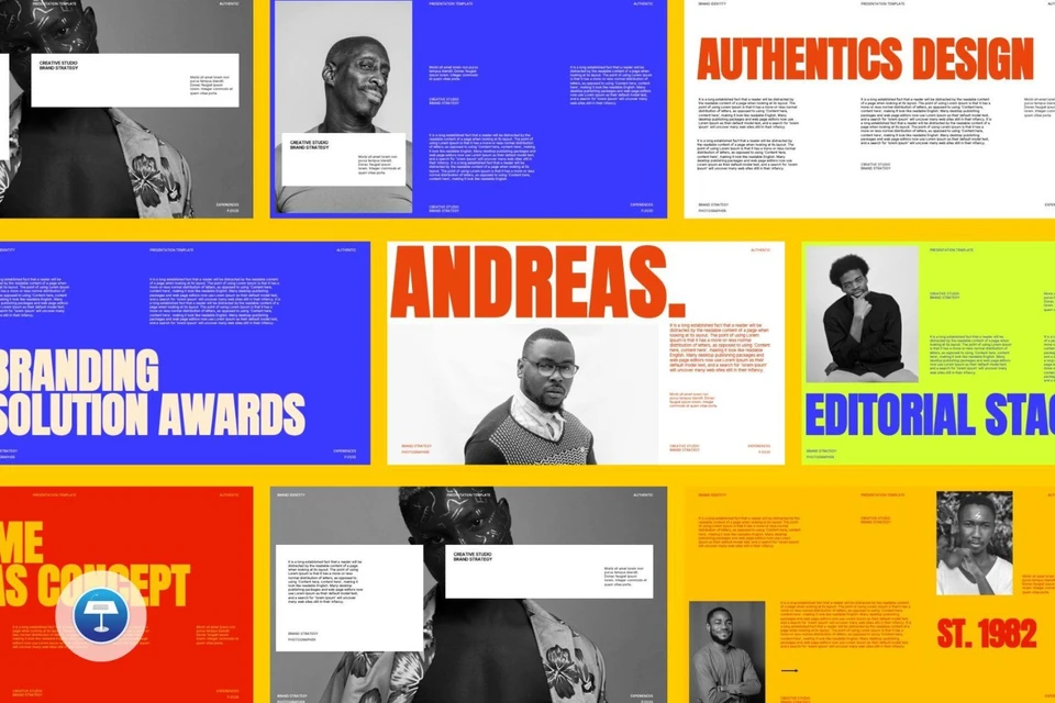 Andreas - Brand Portfolio Keynote Template