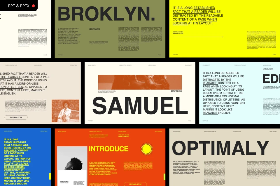 Samuel - Brand Strategy PowerPoint Template