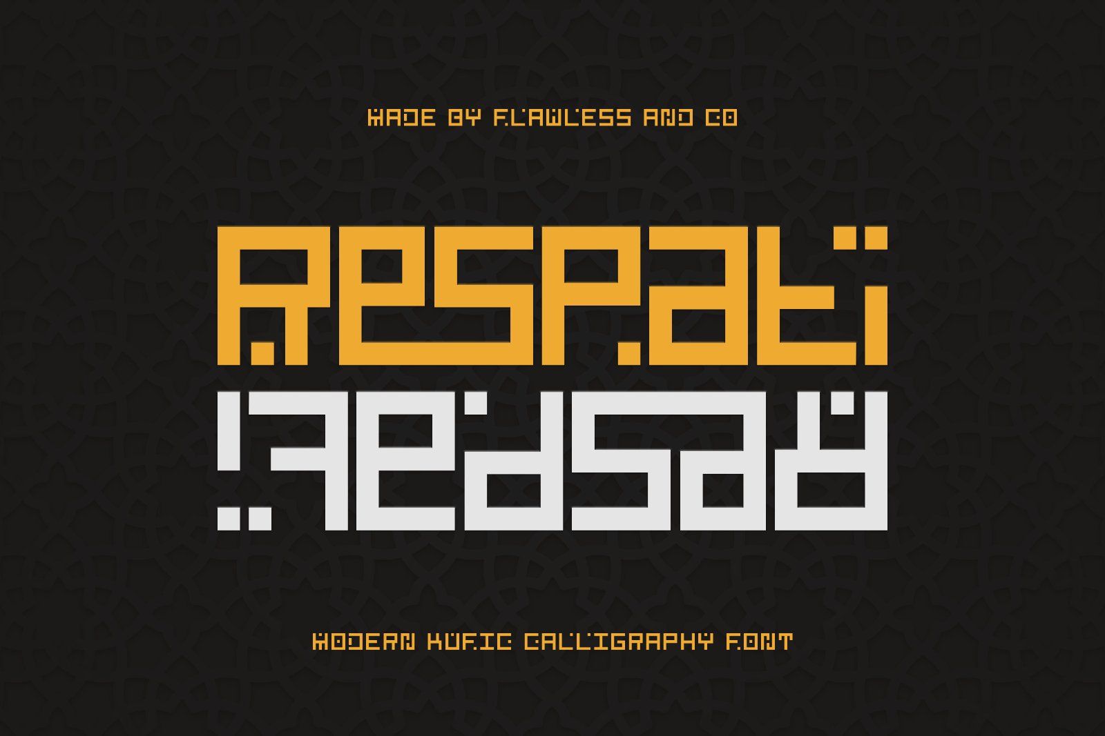 Respati - Kufic Display Font — image 1