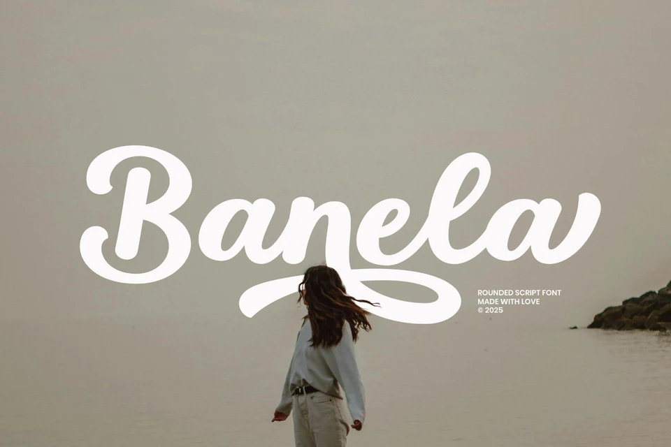 Banela - Rounded Script Font