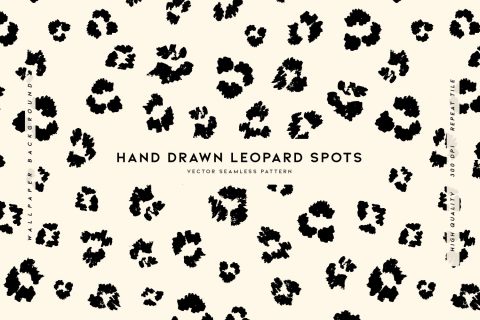Hand Drawn Leopard Spots