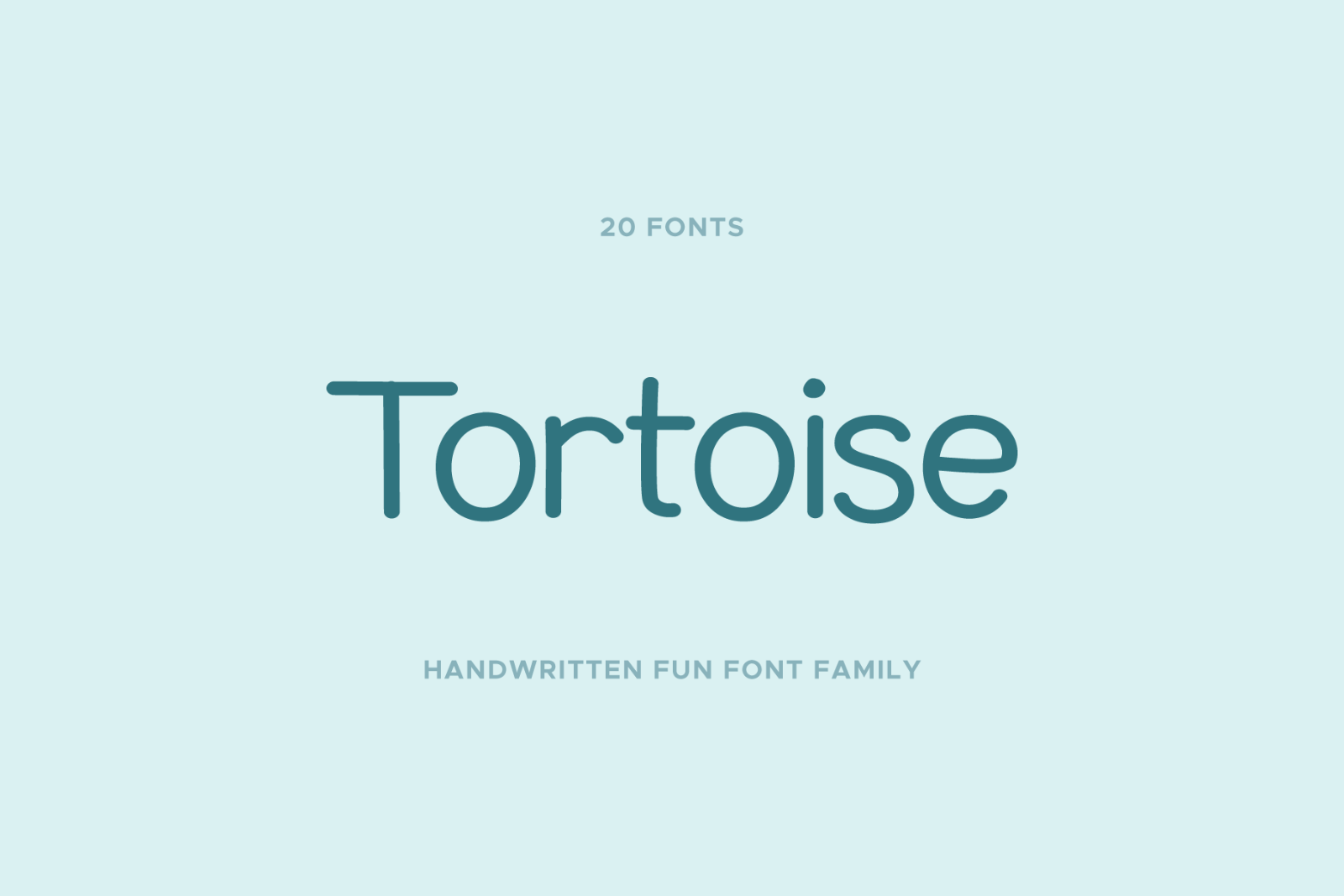 Tortoise - Handwritten Font Family