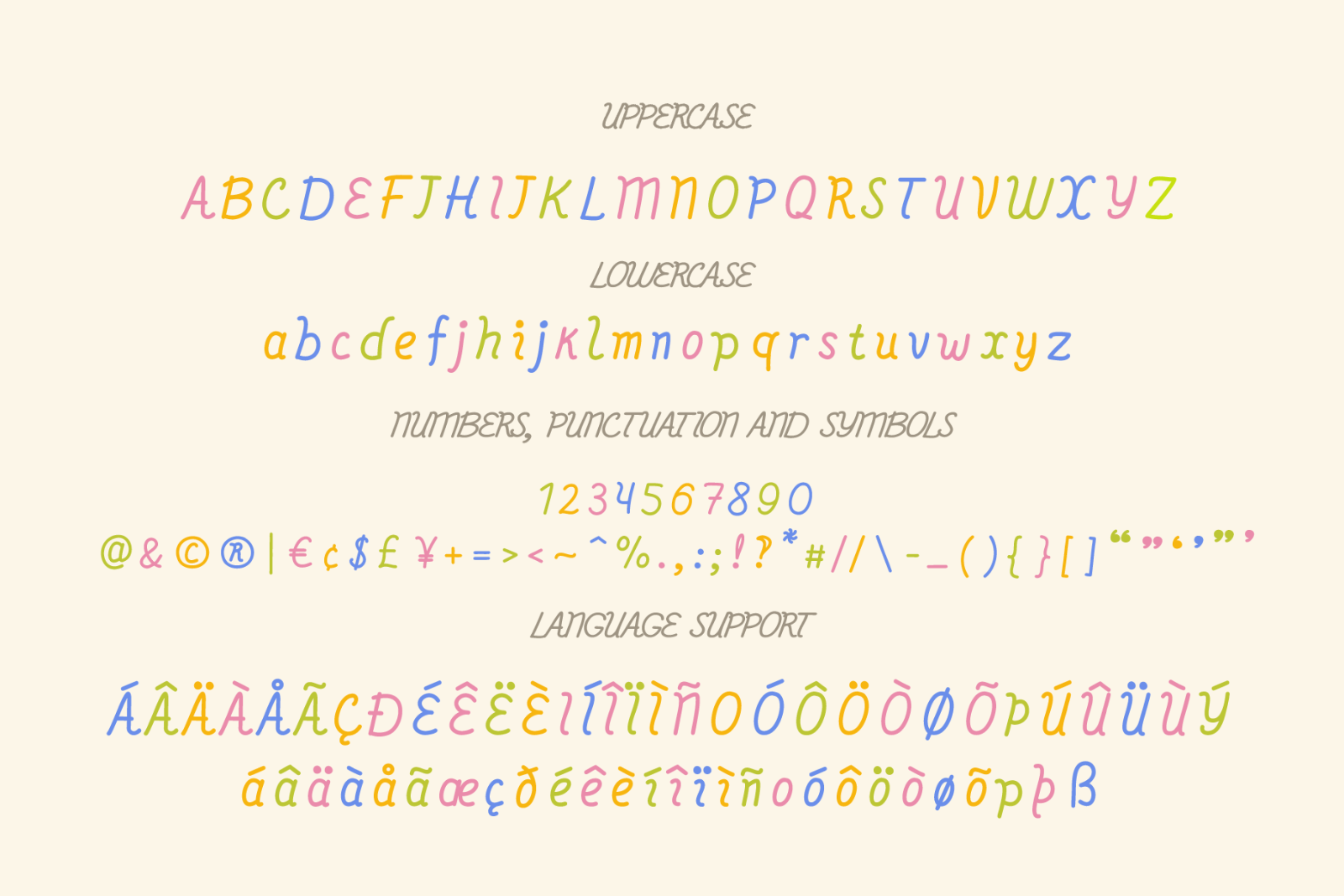 Friendly Note - Handwritten Cursive Typeface