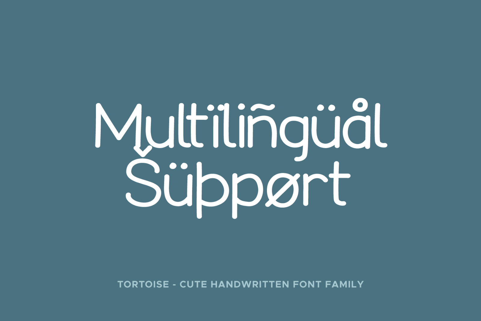 Tortoise - Handwritten Font Family