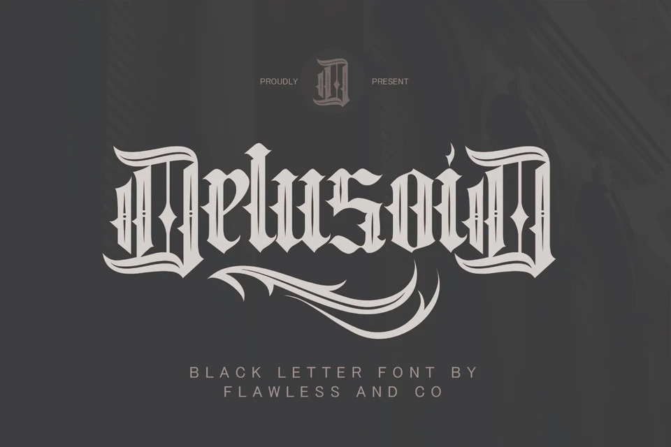 Delusoid - Blackletter Font