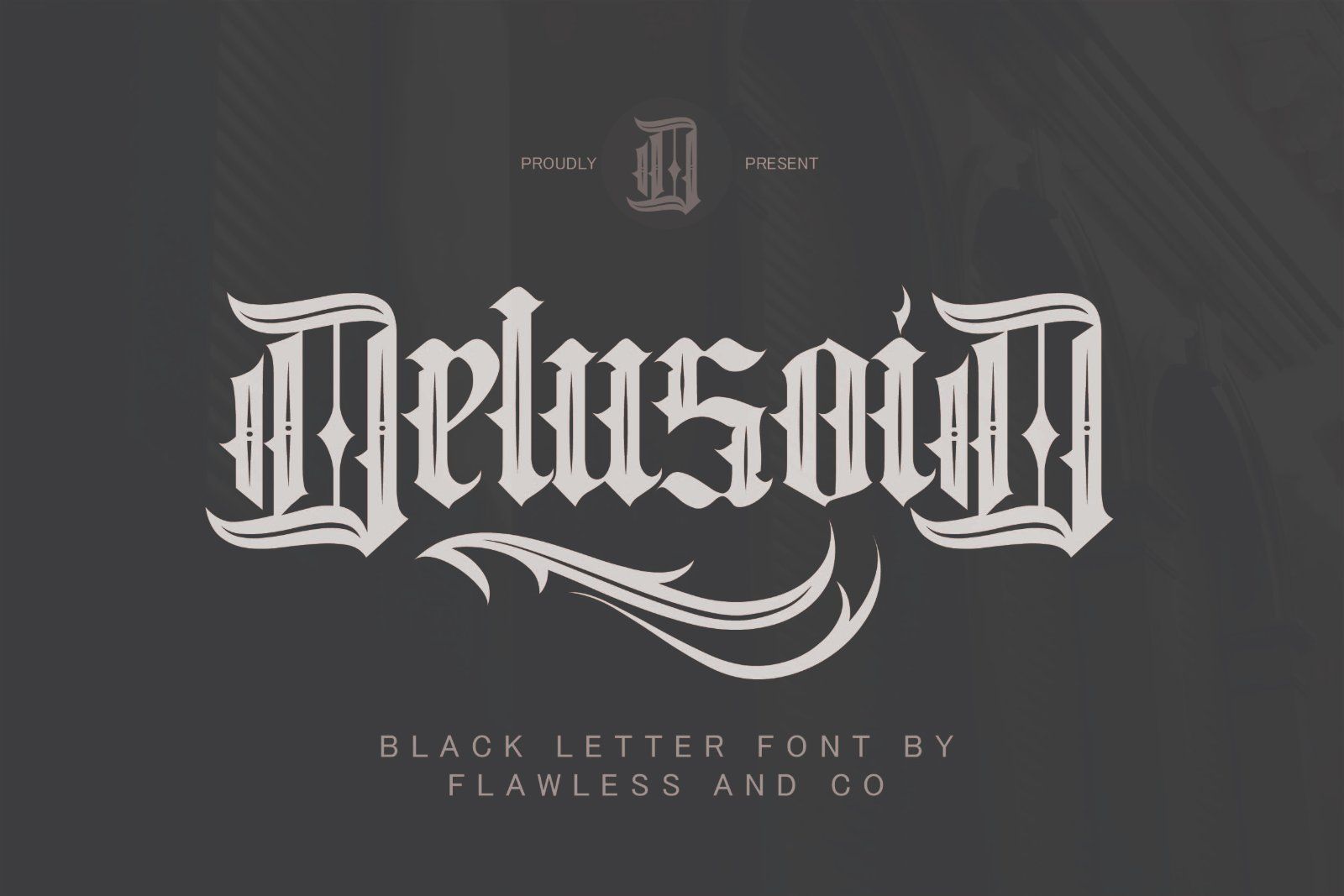 Delusoid - Blackletter Font — image 1
