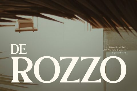 De Rozzo | Classic Retro Serif