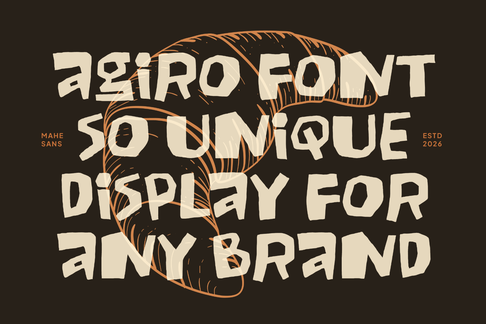 Agiro Brand – Playful Cutout Font