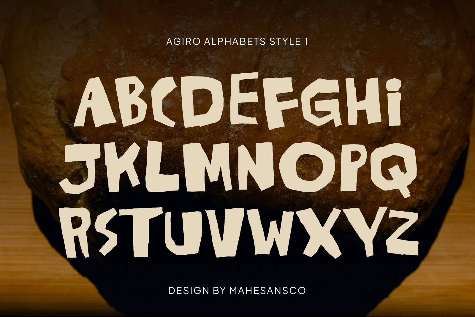 Agiro Brand – Playful Cutout Font
