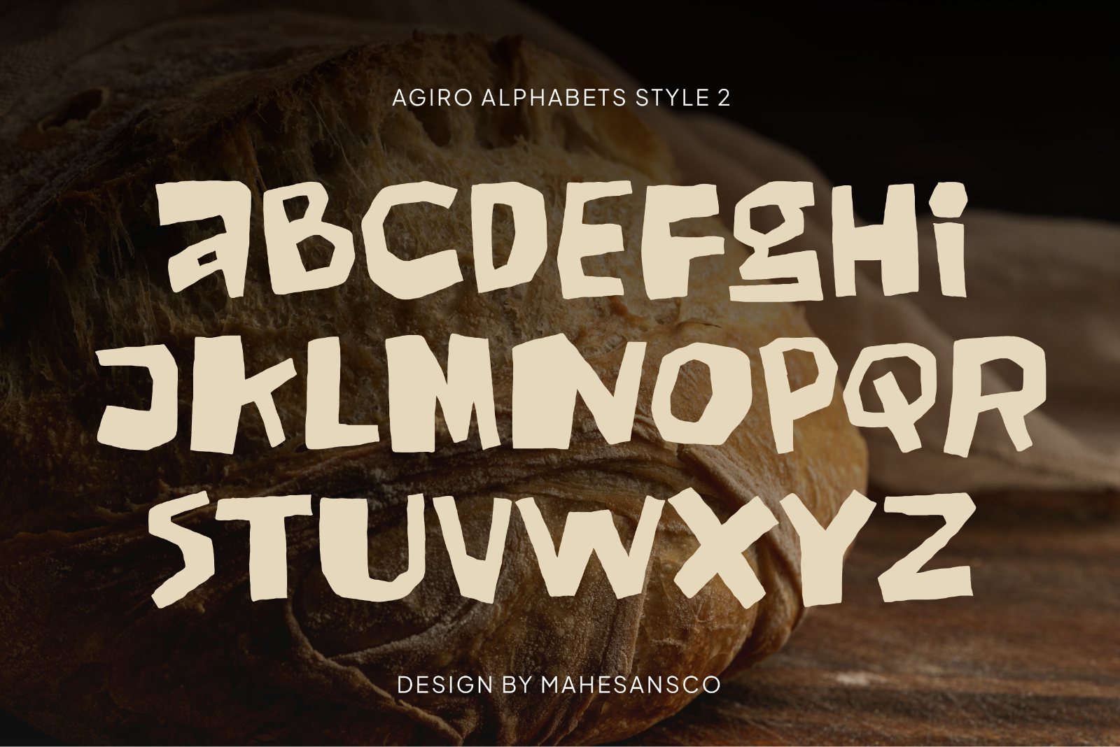 Agiro Brand – Playful Cutout Font