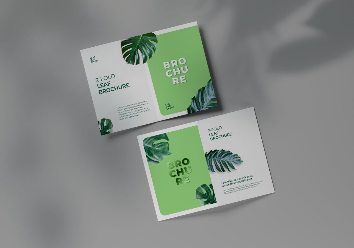 2-Fold Brochure Mockup