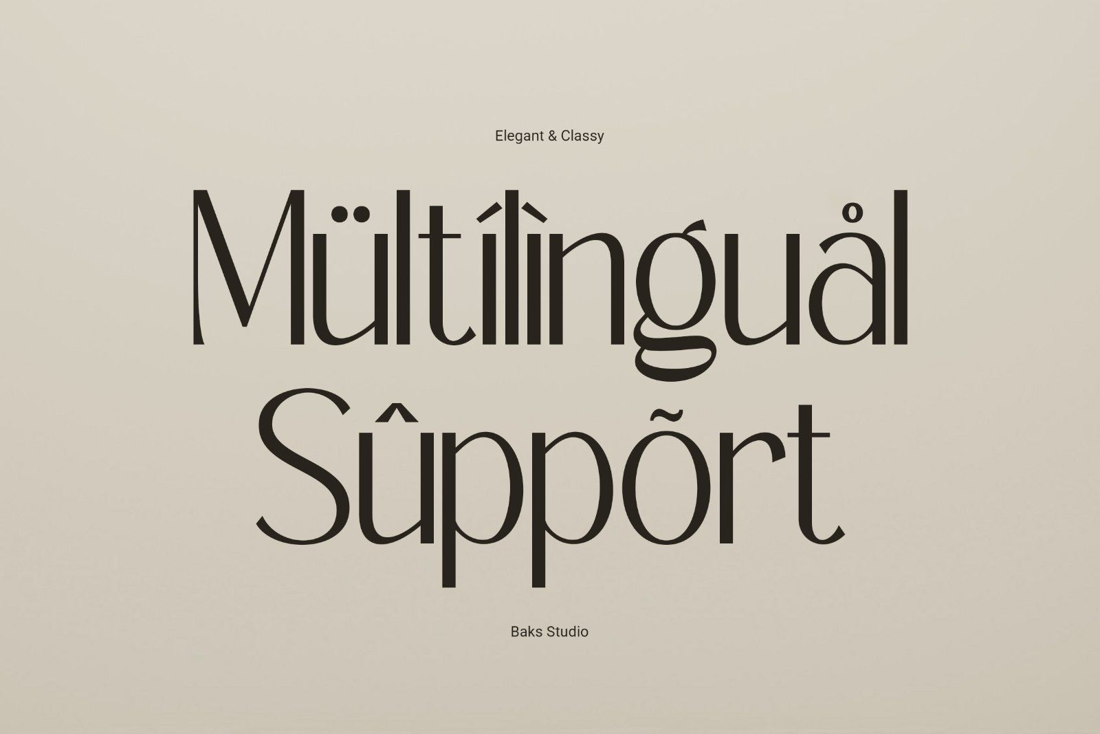 Vorue | Elegant & Classy Retro Sans