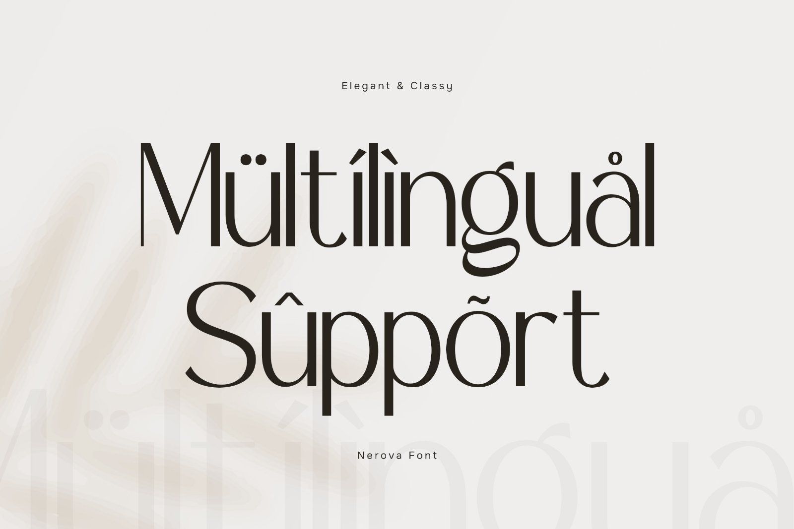 Nerova | Elegant Sans Serif Typeface