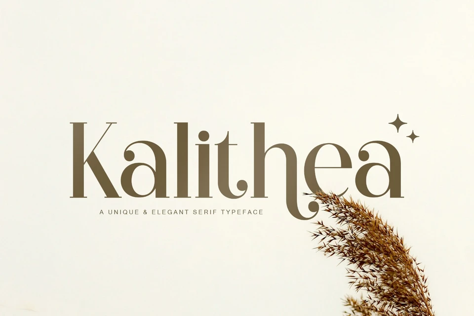Kalithea - Elegant Serif Font