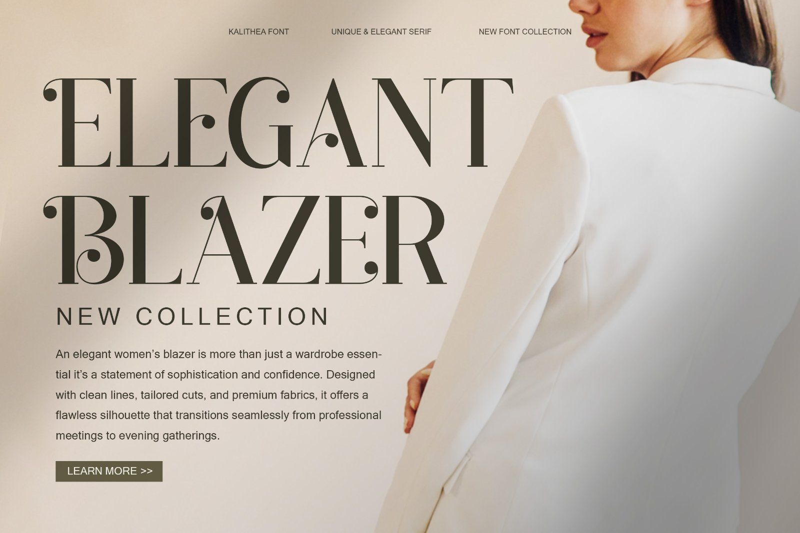 Kalithea - Elegant Serif Font — image 3