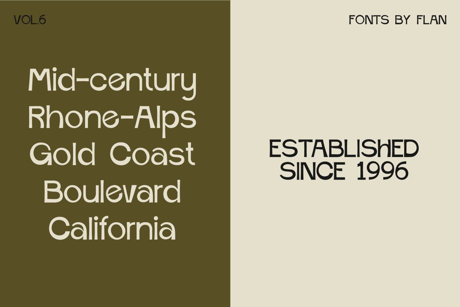 Kombucha | Mid-Century Display Font — image 4