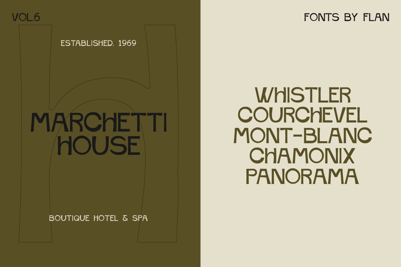 Kombucha | Mid-Century Display Font — image 6