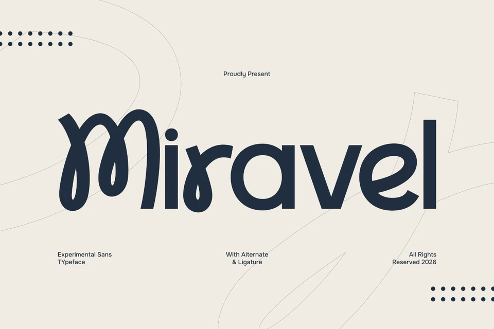 Miravel - Experimental Sans Font