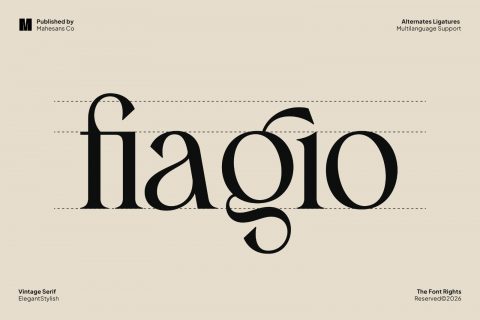 Fiagio – Elegant Vintage Serif
