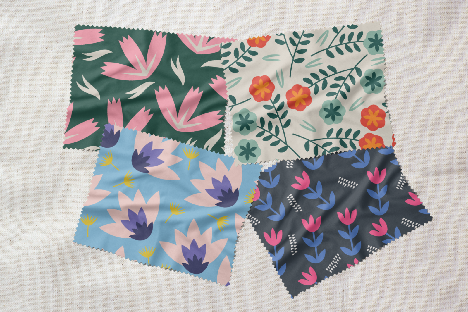 Floweries Seamless Patterns — image 3