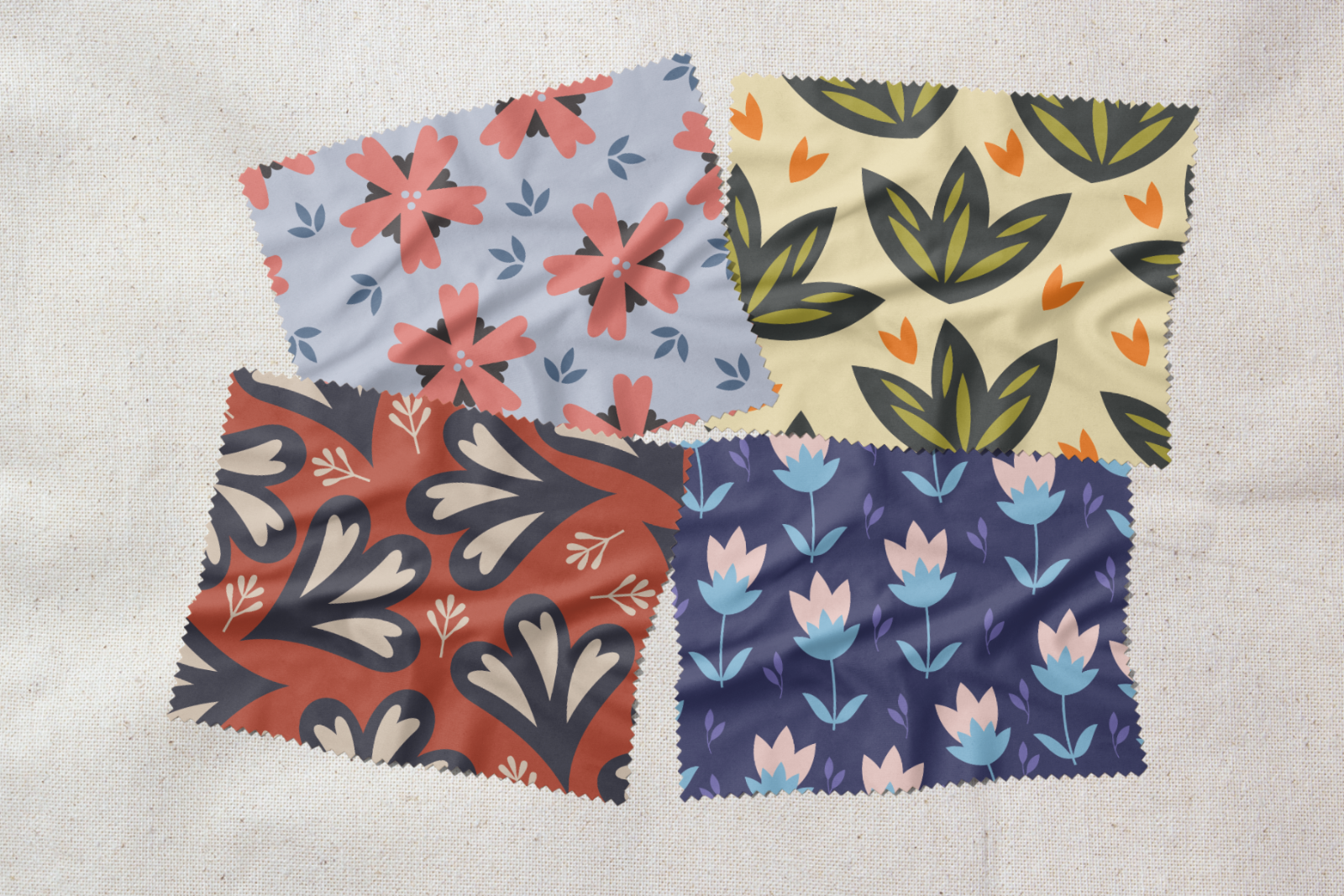 Floweries Seamless Patterns — image 4