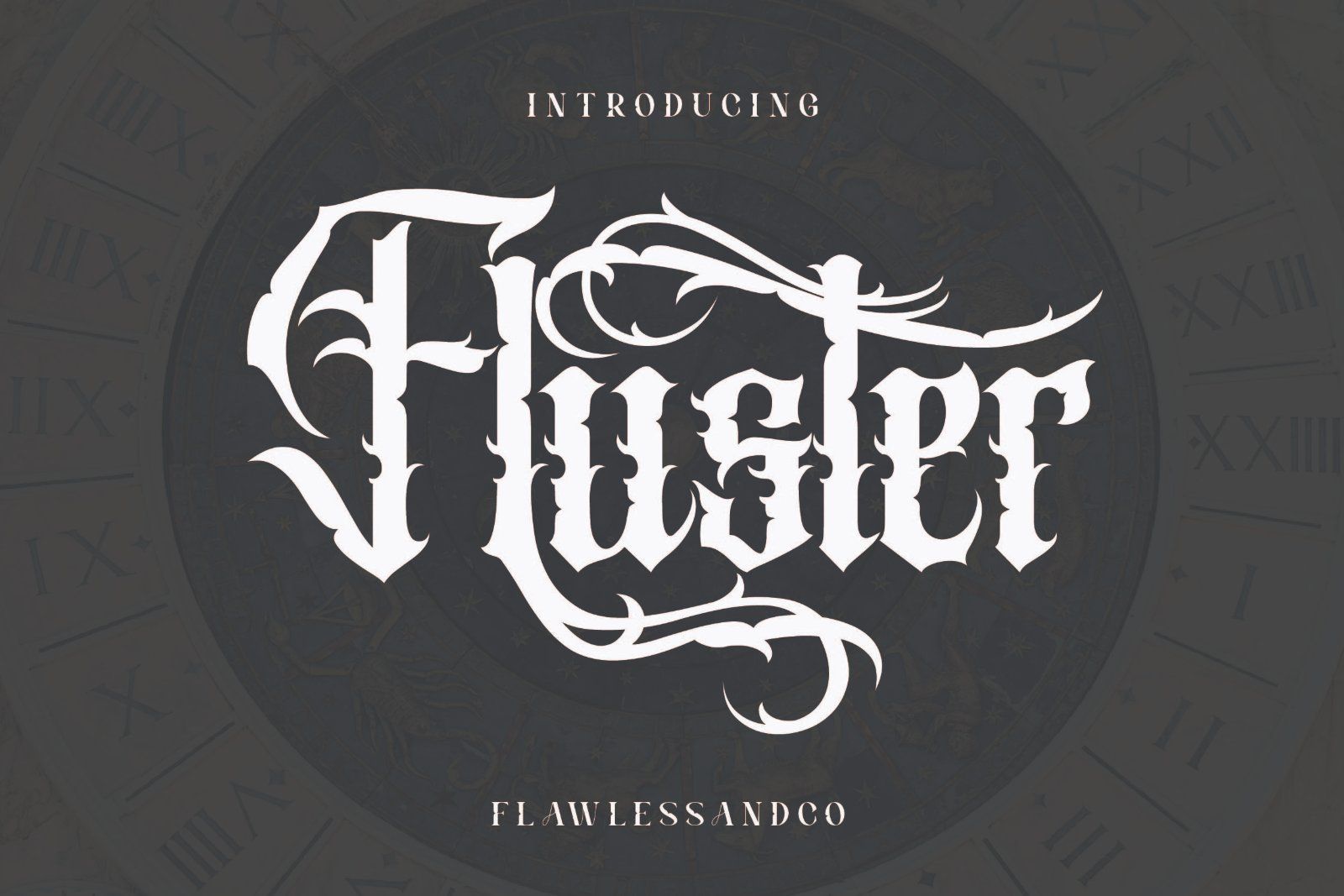 Fluster - Blackletter Display Font — image 1