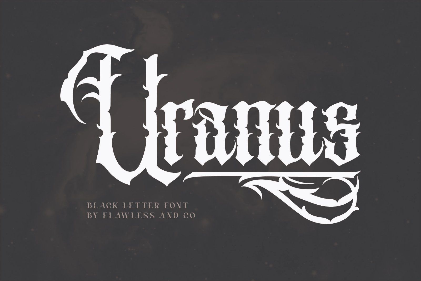 Fluster - Blackletter Display Font — image 2