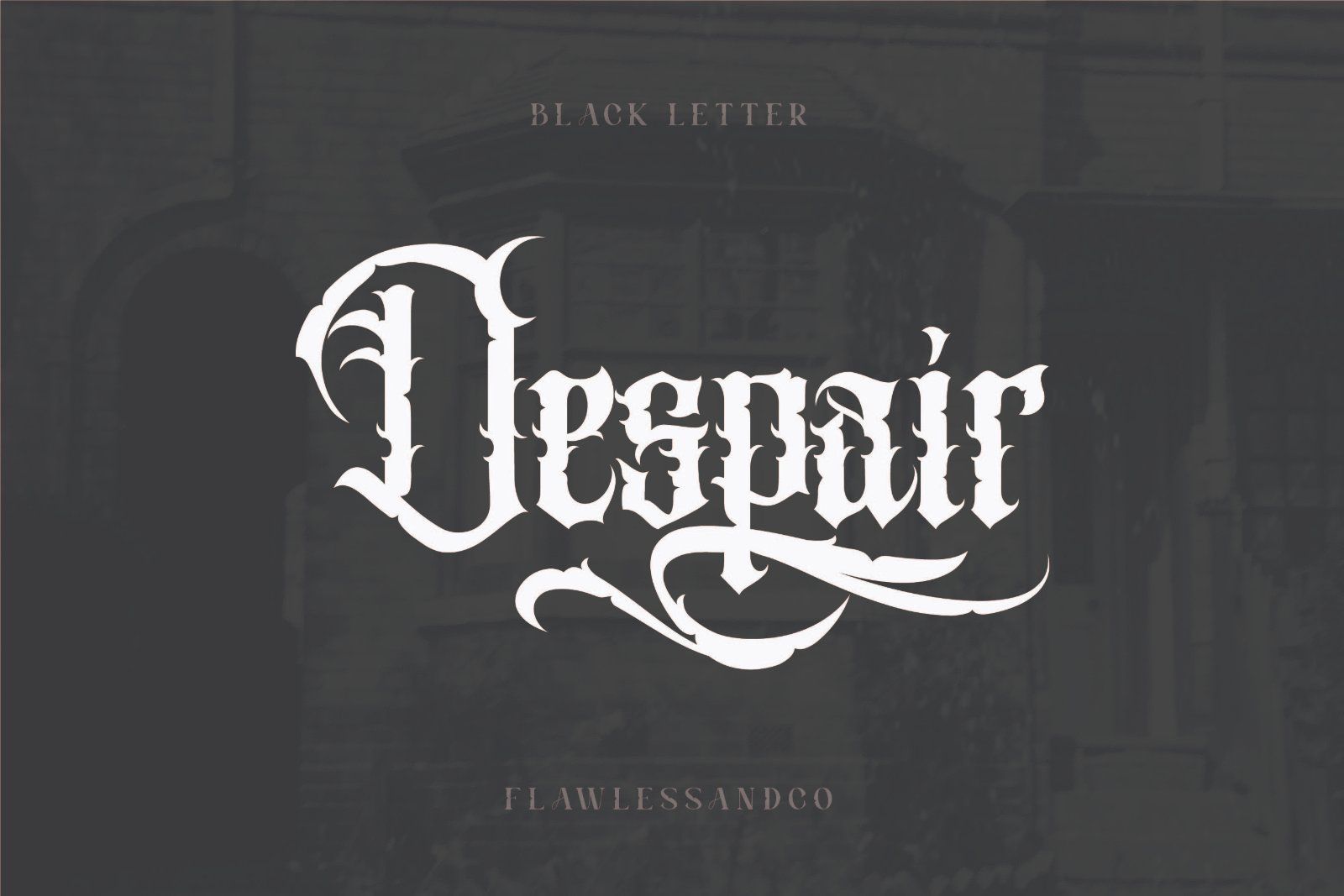 Fluster - Blackletter Display Font — image 4