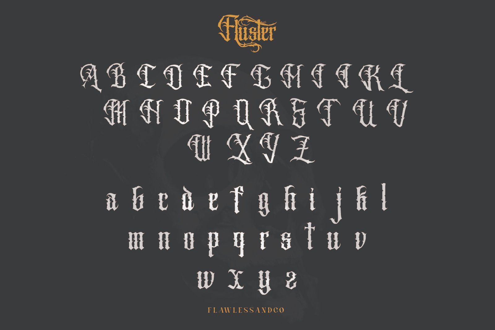 Fluster - Blackletter Display Font — image 10