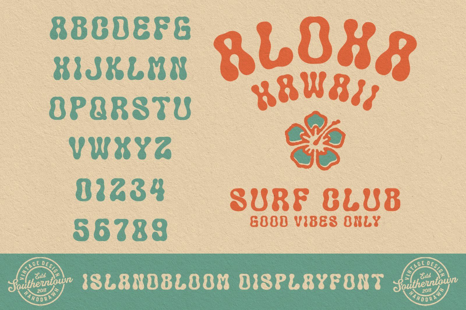 slandbloom – Retro Bubble Display Font — image 2