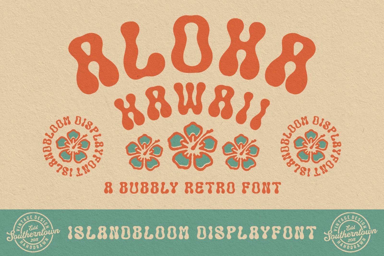 slandbloom – Retro Bubble Display Font — image 1