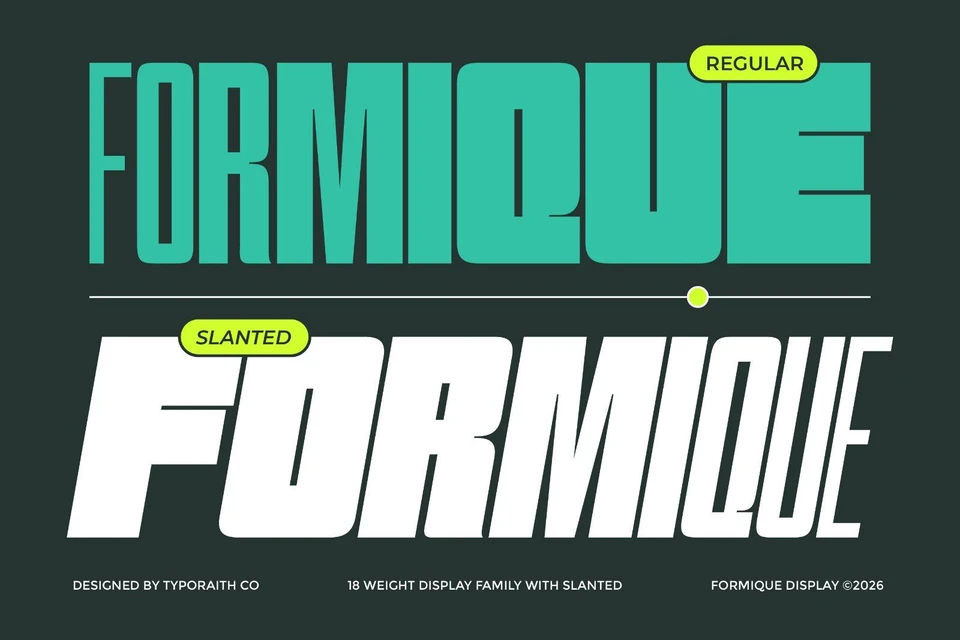 Formique Font Family