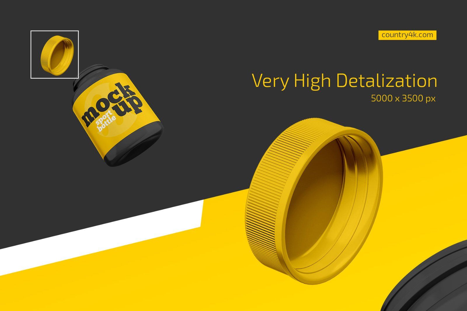 Sport Bottle Mockup Set