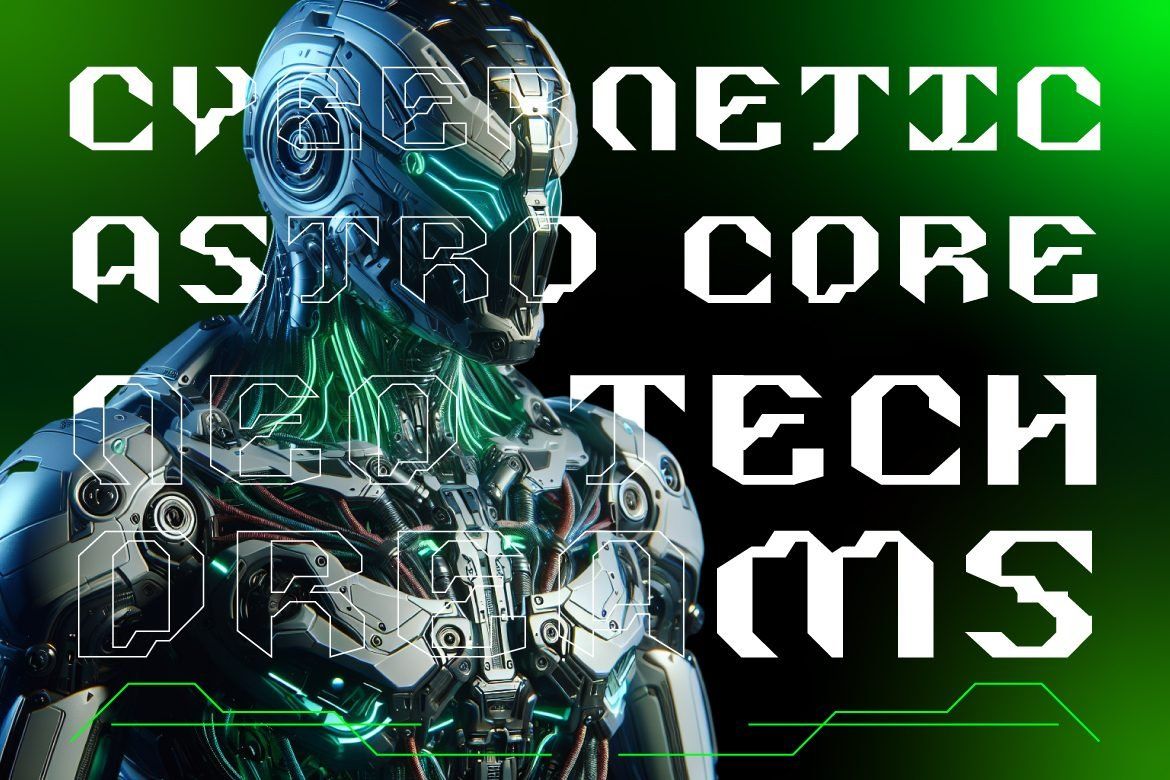 Orek Futuristic Display Font – Modern Sci-Fi Typeface