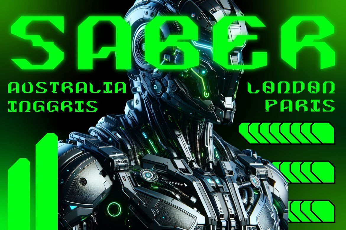 Orek Futuristic Display Font – Modern Sci-Fi Typeface