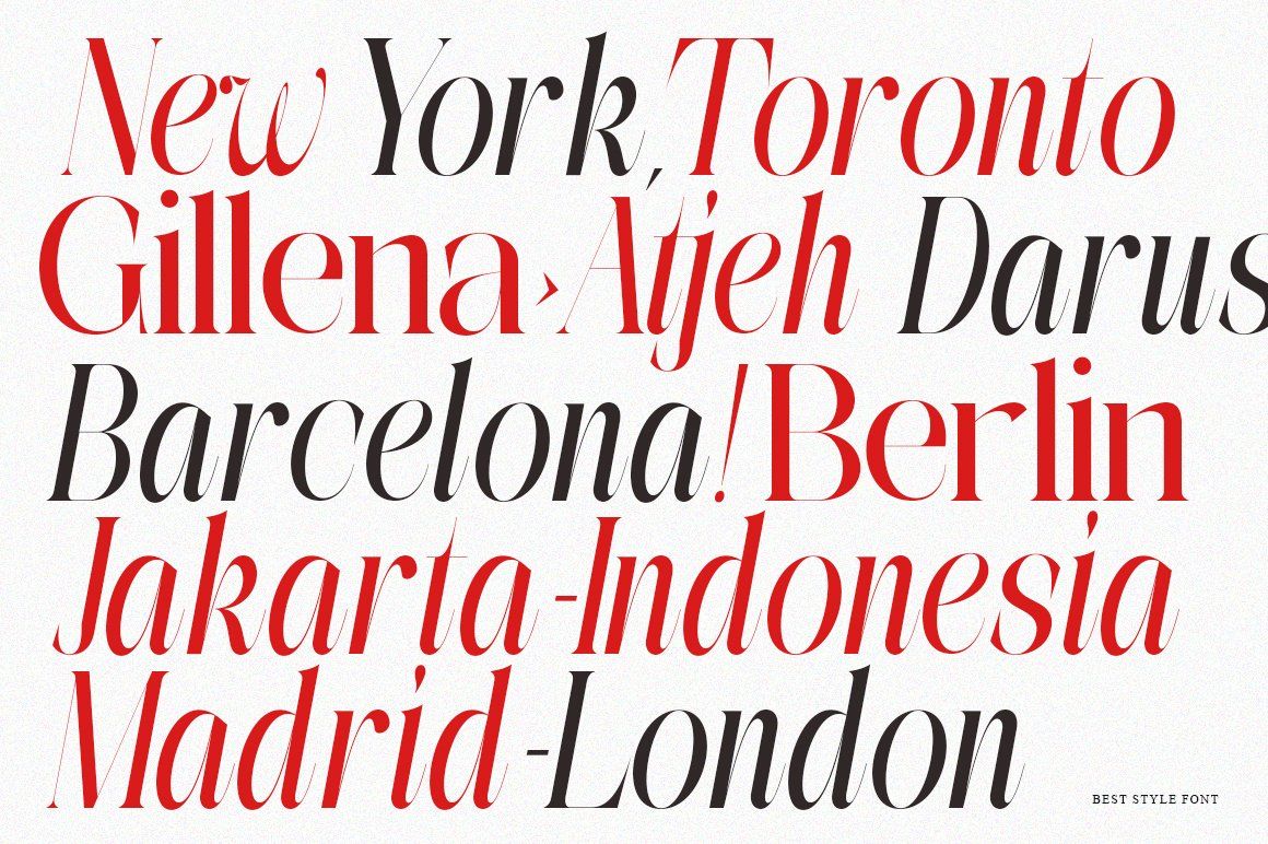 The Simple Editorial | 15 Style Font — image 8