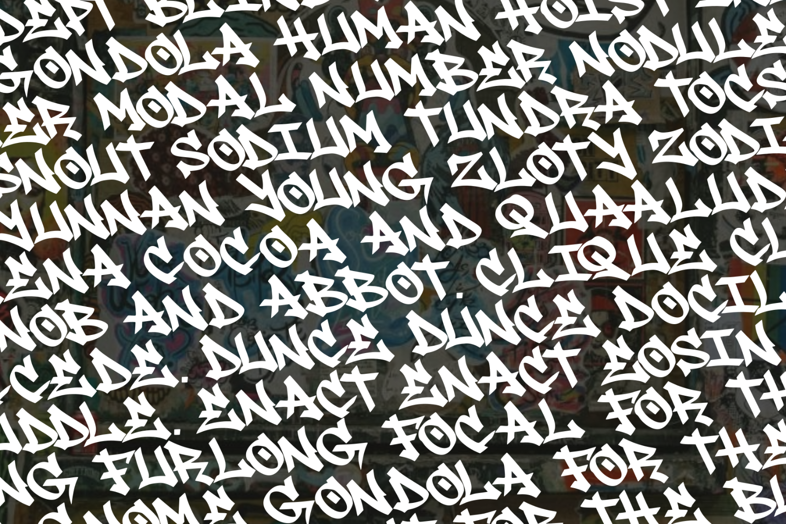 Holisby Dreamic - Graffiti font — image 3