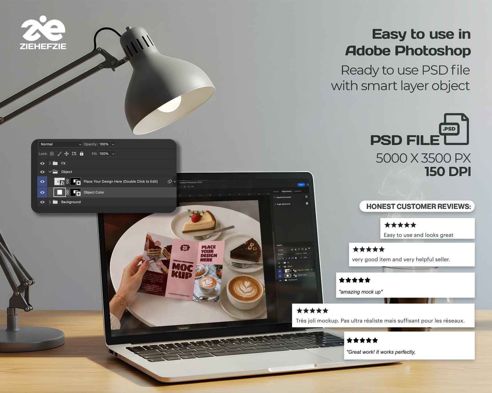 Premium Cake & Coffee Shop Branding Mockup Bundle – 15 Aesthetic PSD Scenes for Bakeries, Cafes