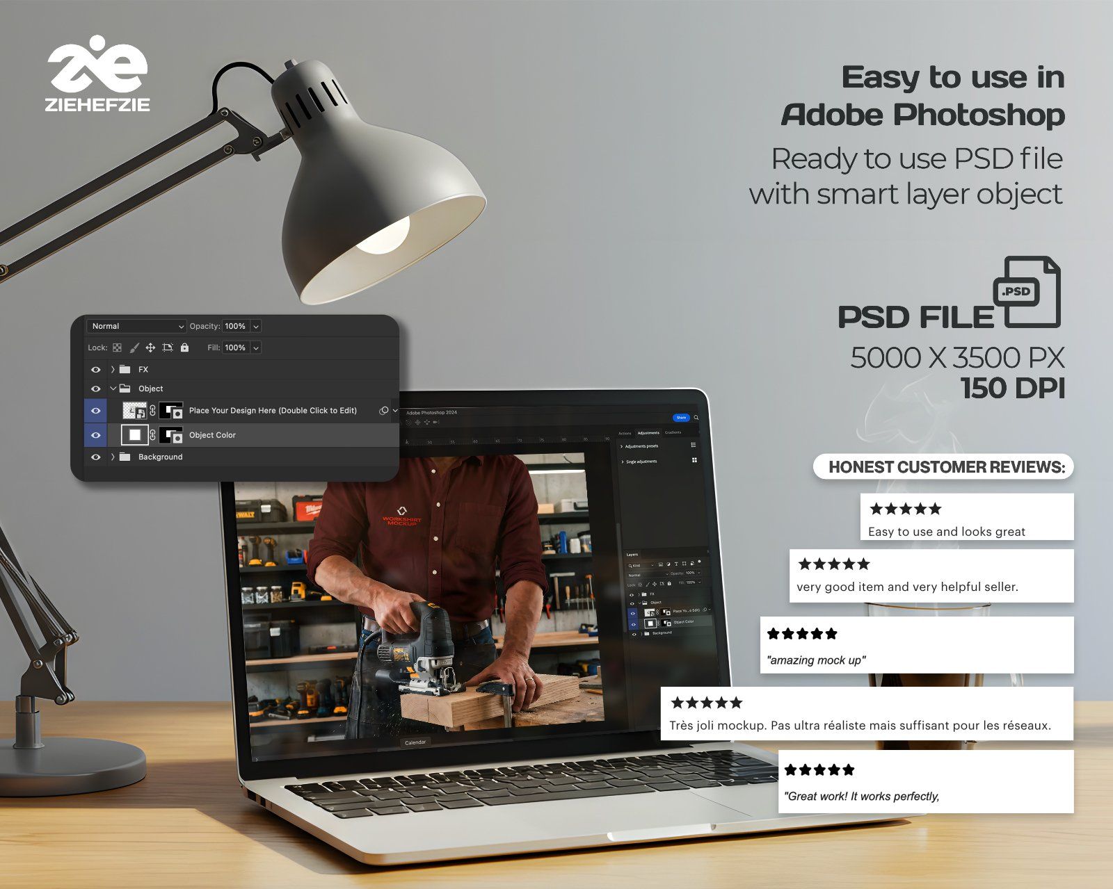 Ultimate Branding Carpenter Mockup Bundle – 15 Premium PSD Scenes for Woodworking & Industrial Ident